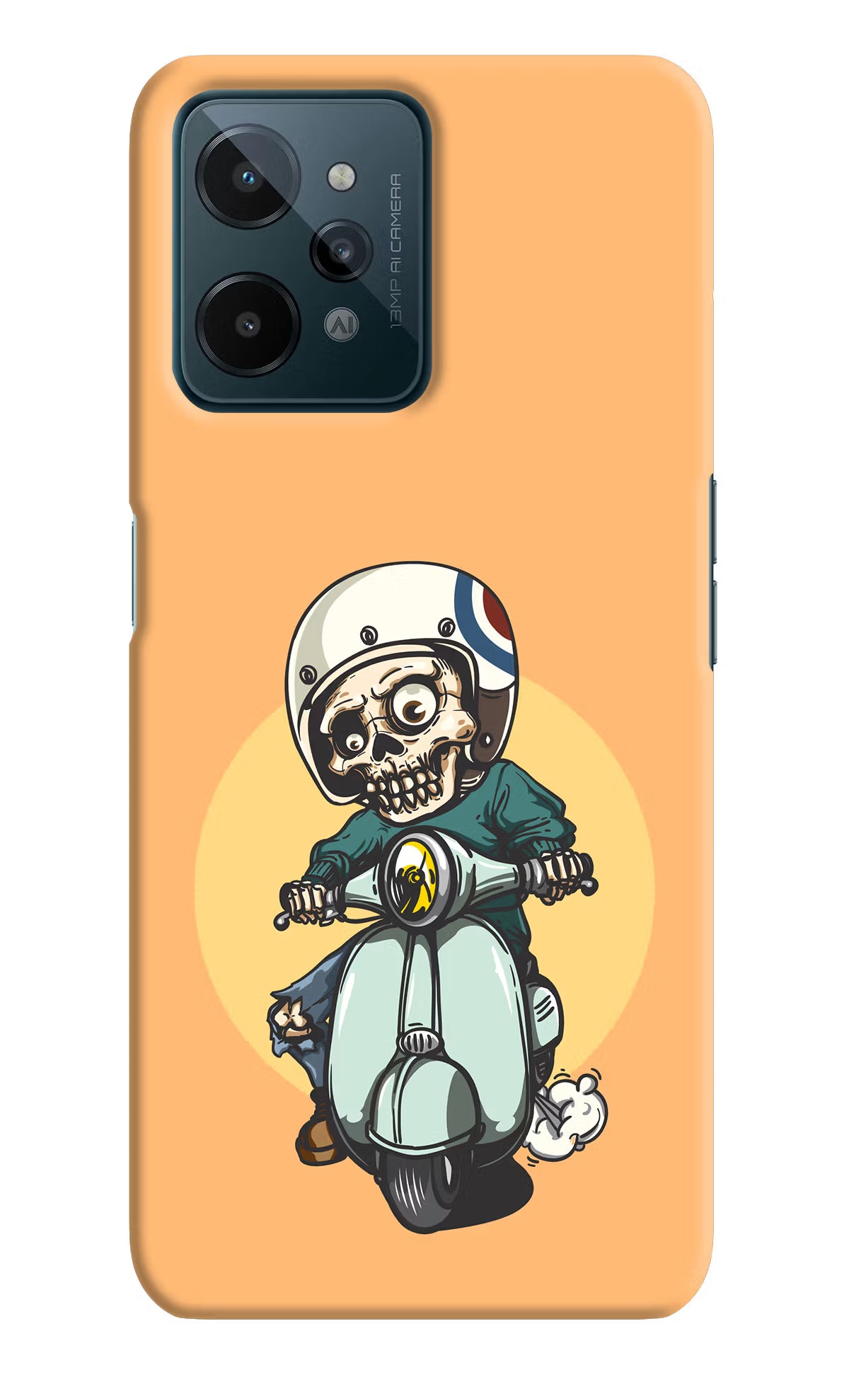 Undead Biker Realme C31 Hard Case Back Cover by Casekaro