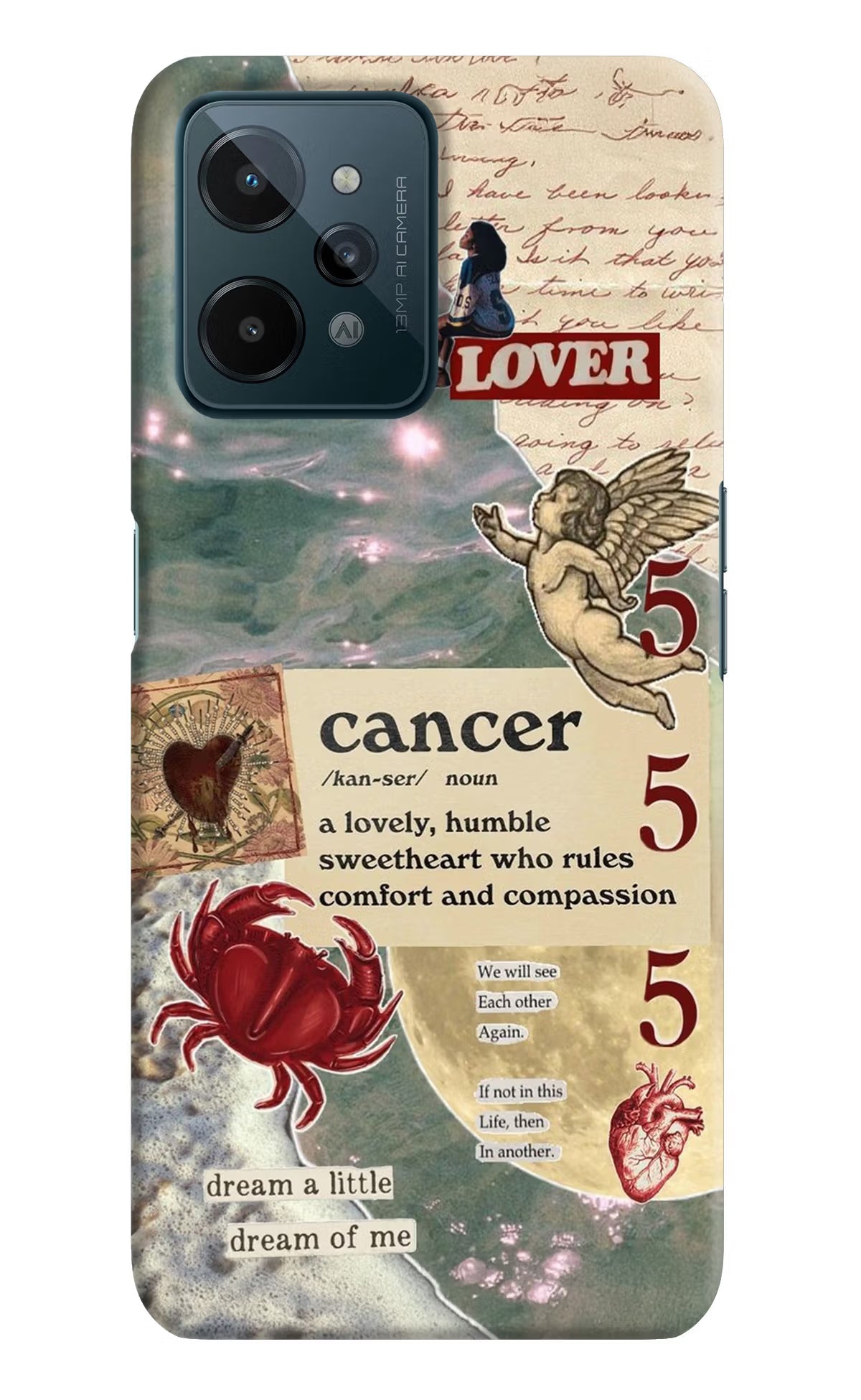 Cancer Zodiac Realme C31 Hard Case Back Cover by Casekaro