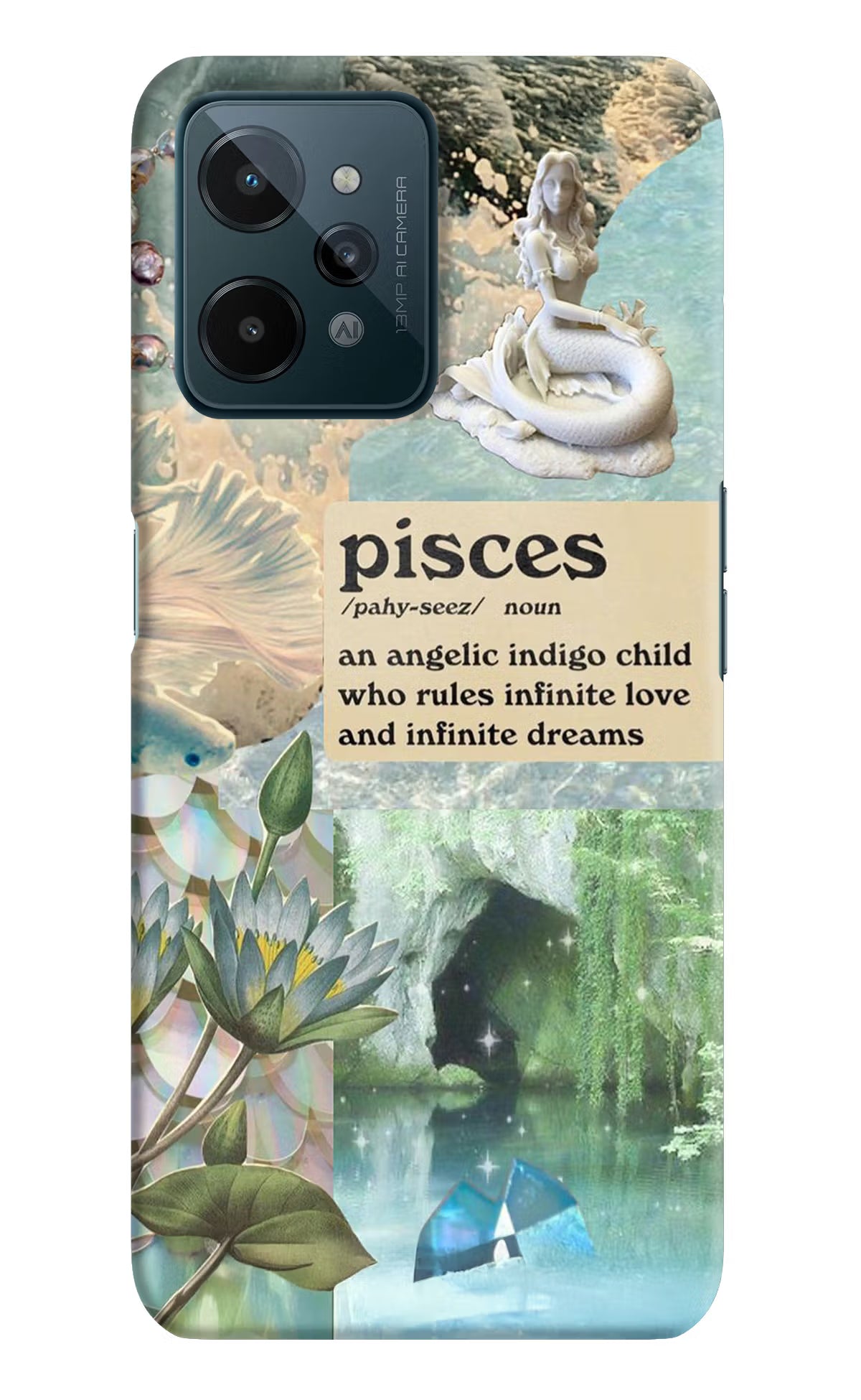 Pisces Zodiac Realme C31 Hard Case Back Cover by Casekaro
