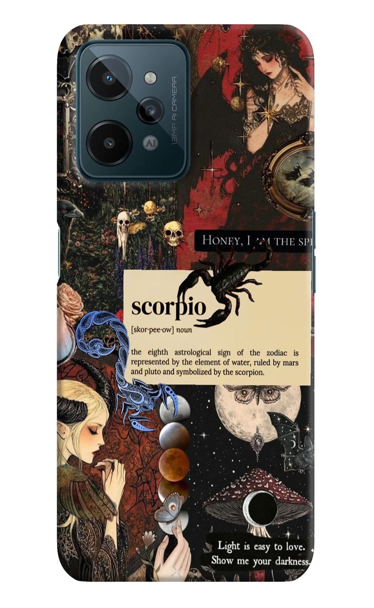 Scorpio Zodiac Realme C31 Hard Case Back Cover by Casekaro