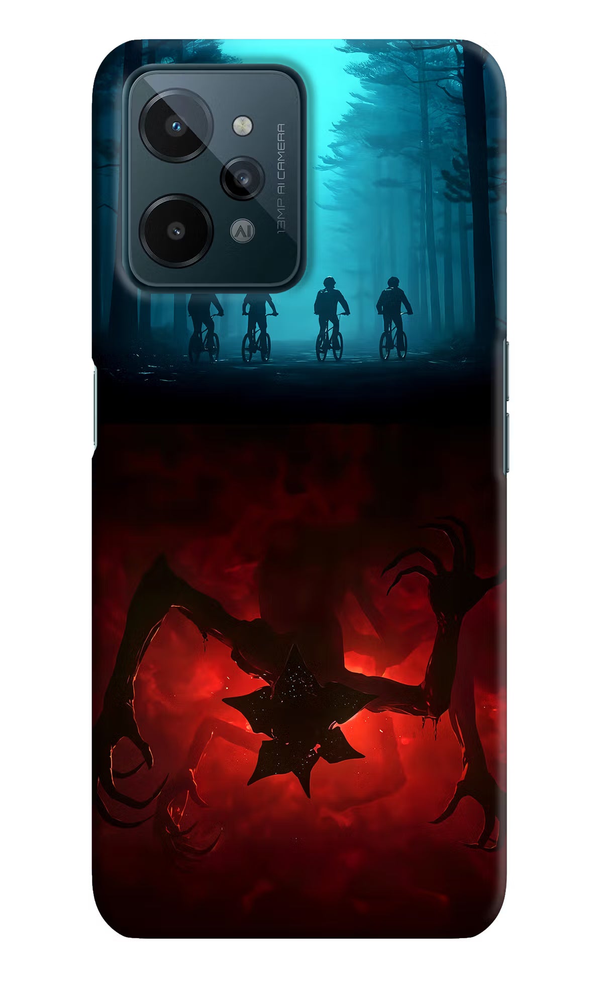 Ordinary Things Downside Up Realme C31 Hard Case Back Cover by Casekaro
