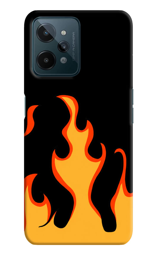 Fired Up – Black Realme C31 Hard Case Back Cover by Casekaro