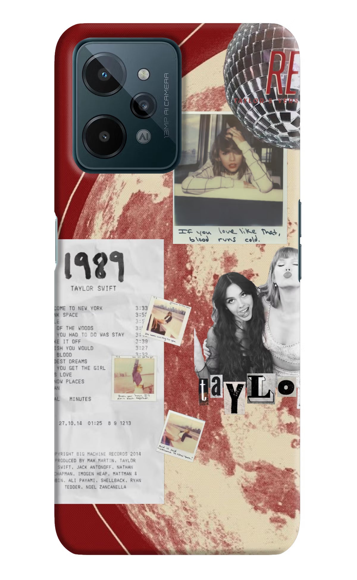 Taylor Swift Realme C31 Back Cover