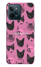 Pink Cats Realme C31 Hard Case Back Cover by Casekaro