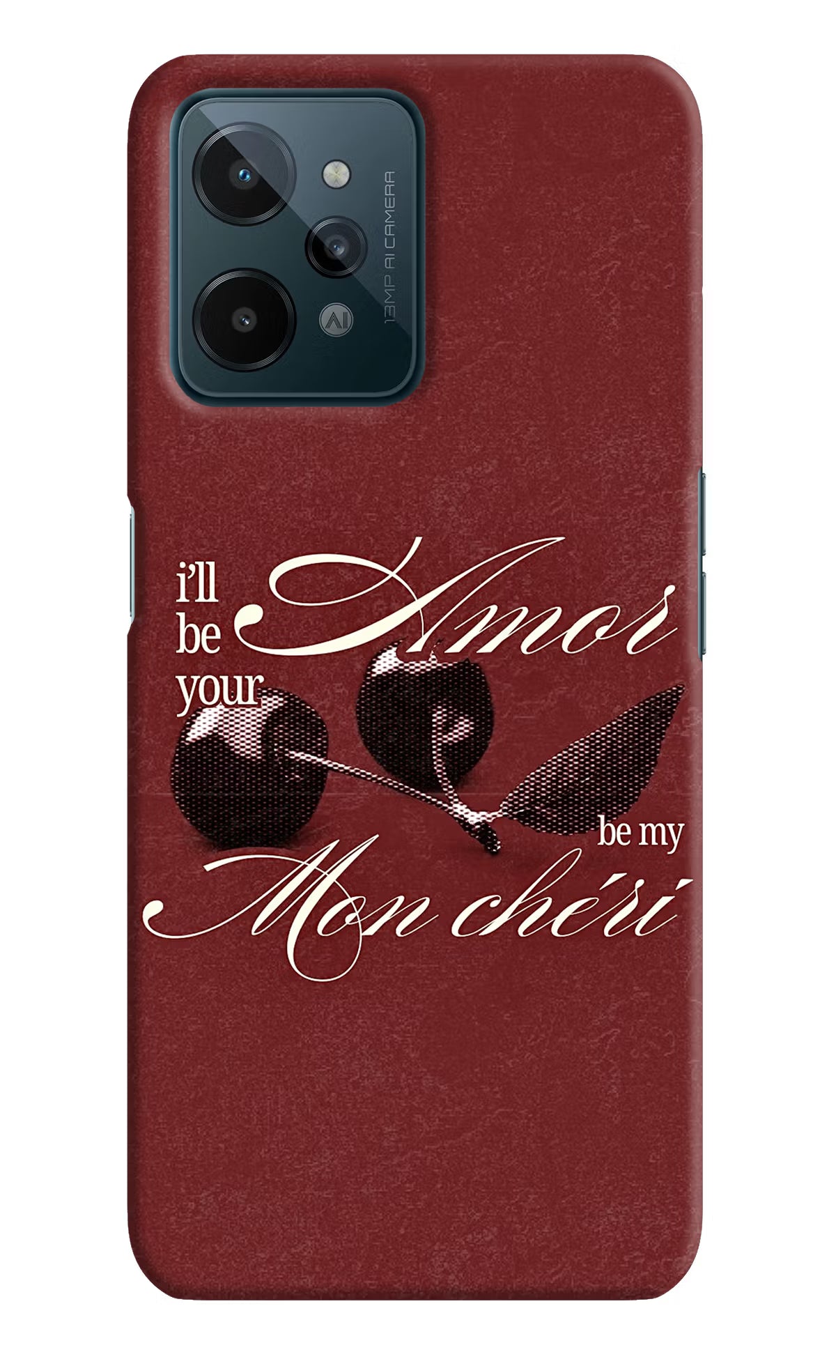 Velvet Cherry Realme C31 Back Cover