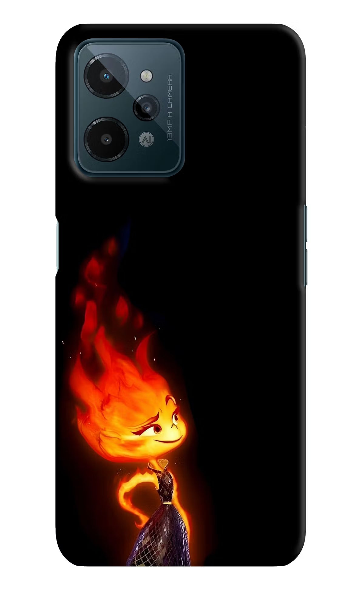 Ember Flame Realme C31 Hard Case Back Cover by Casekaro