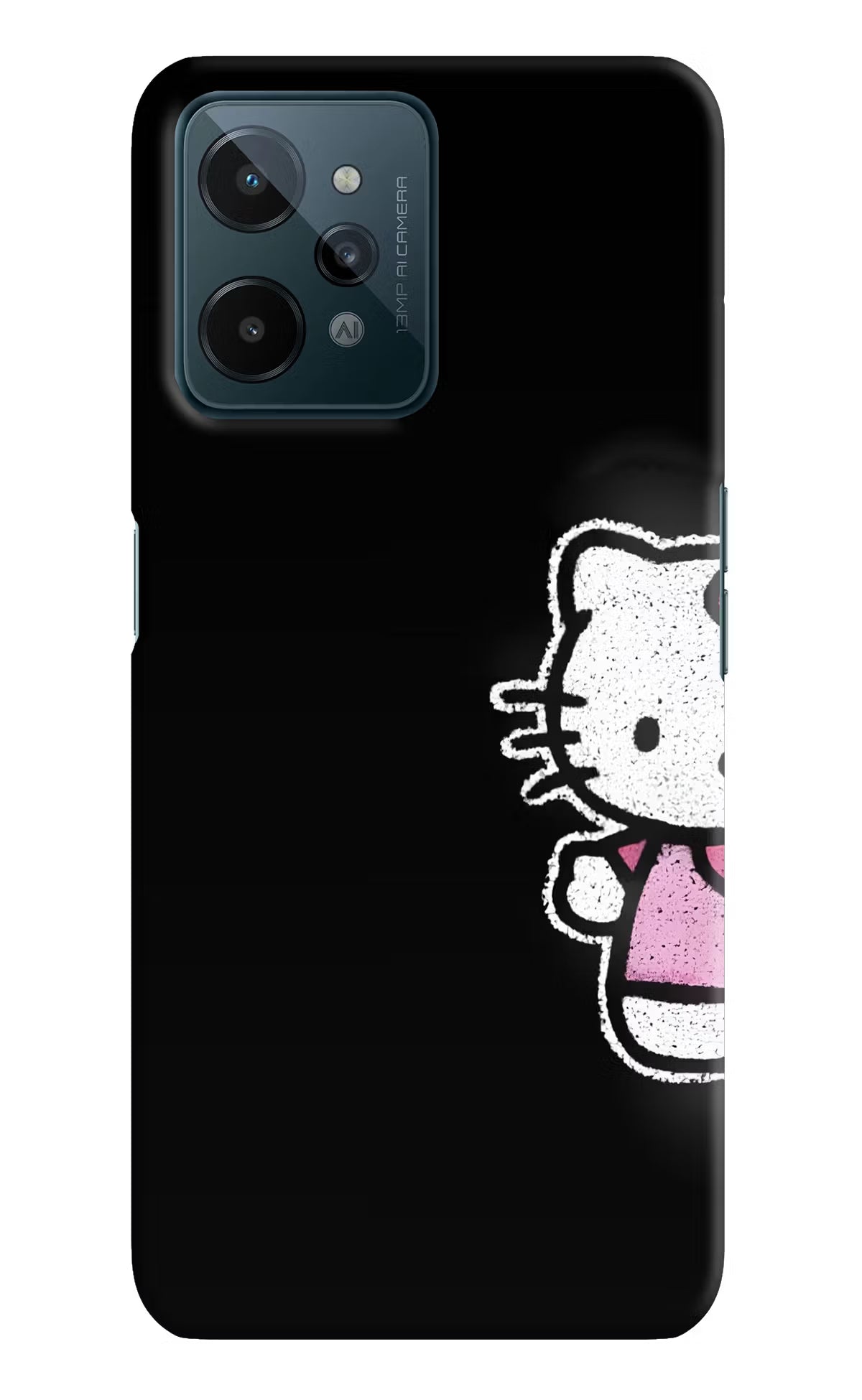 Kitty Charm Realme C31 Hard Case Back Cover by Casekaro