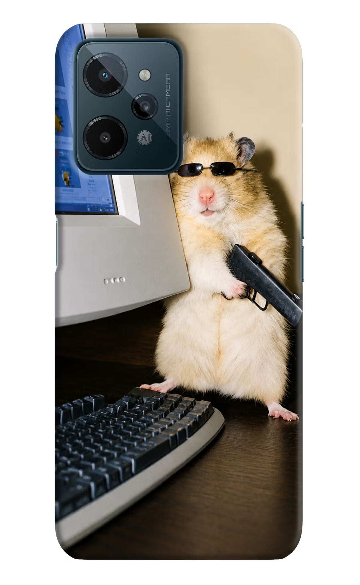Hacker Hamster Realme C31 Back Cover