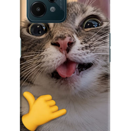 Silly Cat Call Realme C31 Hard Case Back Cover by Casekaro