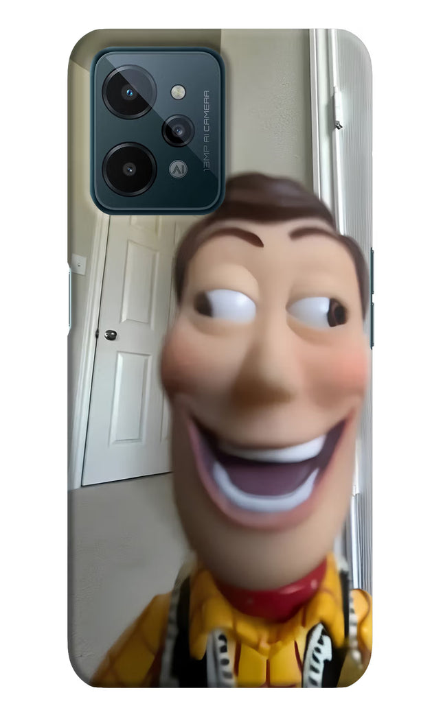 Side Eye Woody Realme C31 Hard Case Back Cover by Casekaro