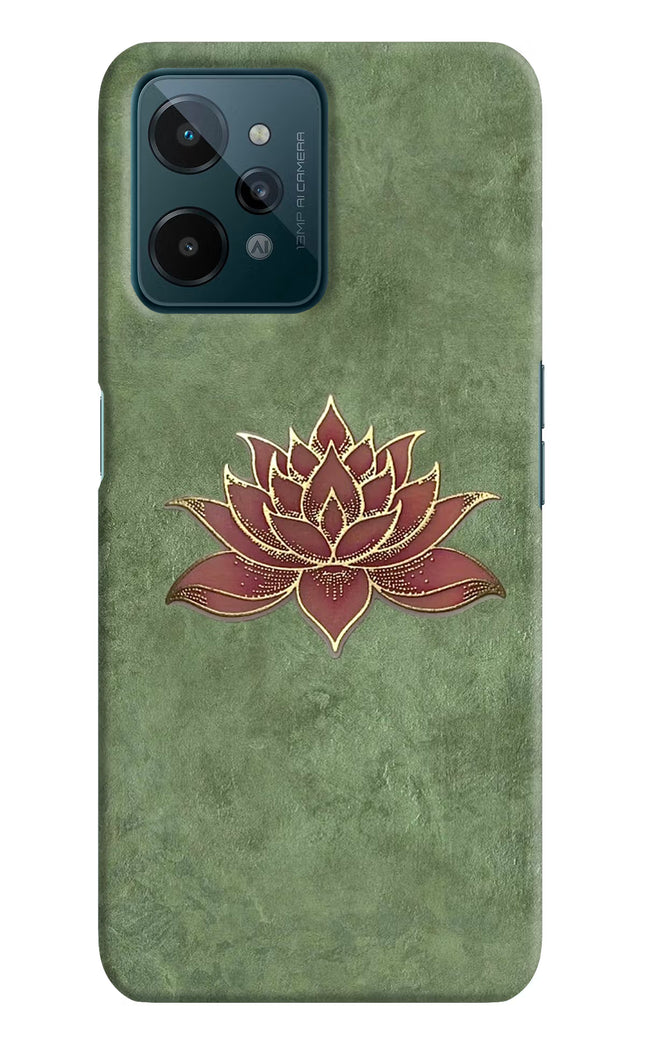 Lotus Grace Realme C31 Hard Case Back Cover by Casekaro