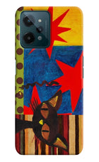 Pop Cat Realme C31 Back Cover