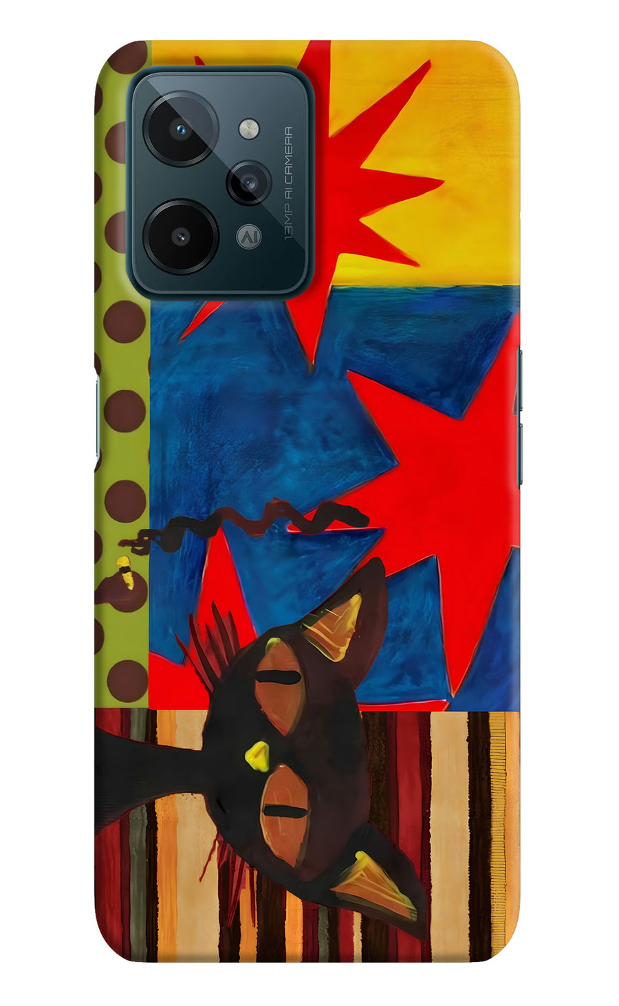 Pop Cat Realme C31 Back Cover, Hard case