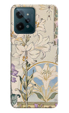 White Lily Realme C31 Back Cover