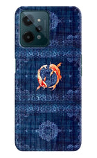 Koi Blue Realme C31 Hard Case Back Cover by Casekaro