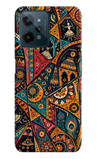 Folk Print Realme C31 Hard Case Back Cover by Casekaro