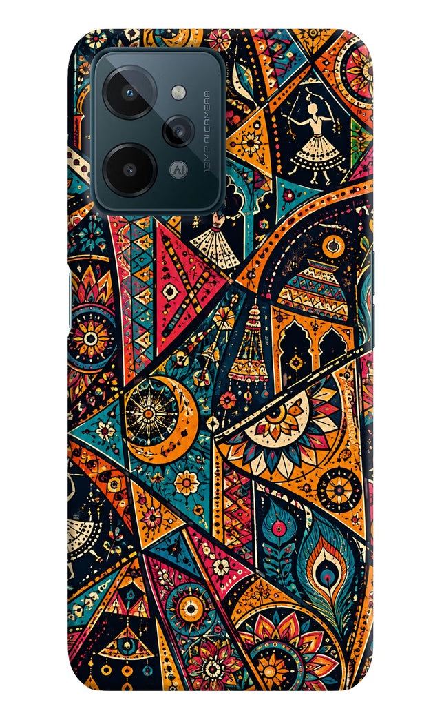 Folk Print Realme C31 Hard Case Back Cover by Casekaro