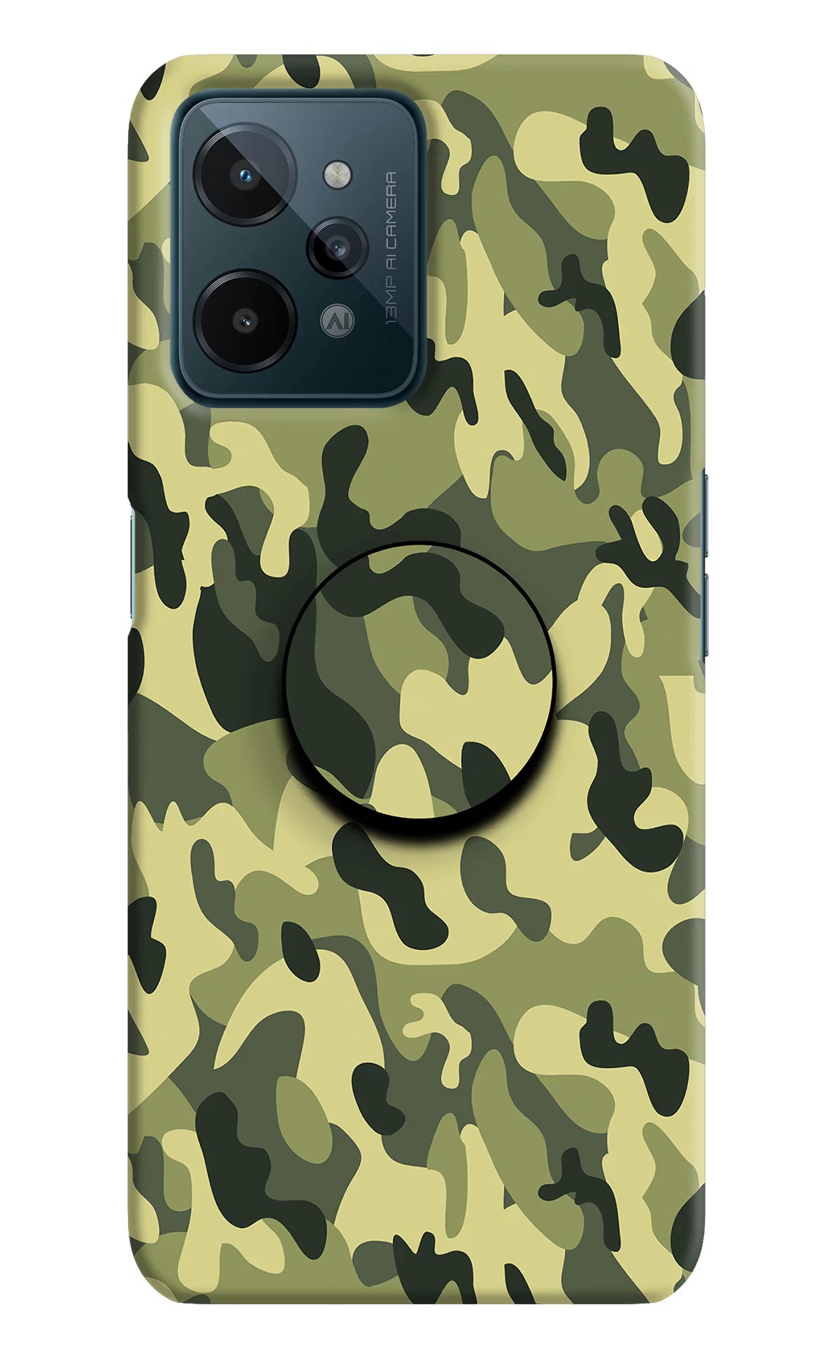 Camouflage Realme C31 Pop Case by Casekaro