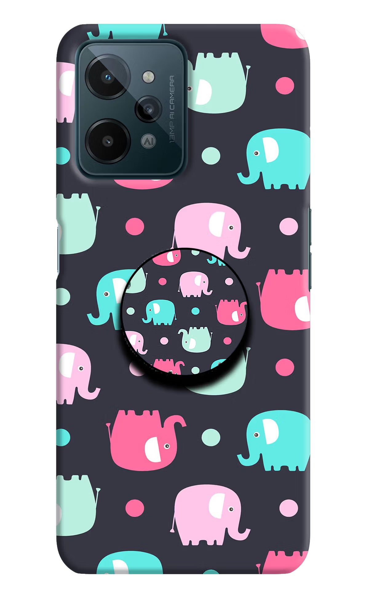 Baby Elephants Realme C31 Pop Case by Casekaro