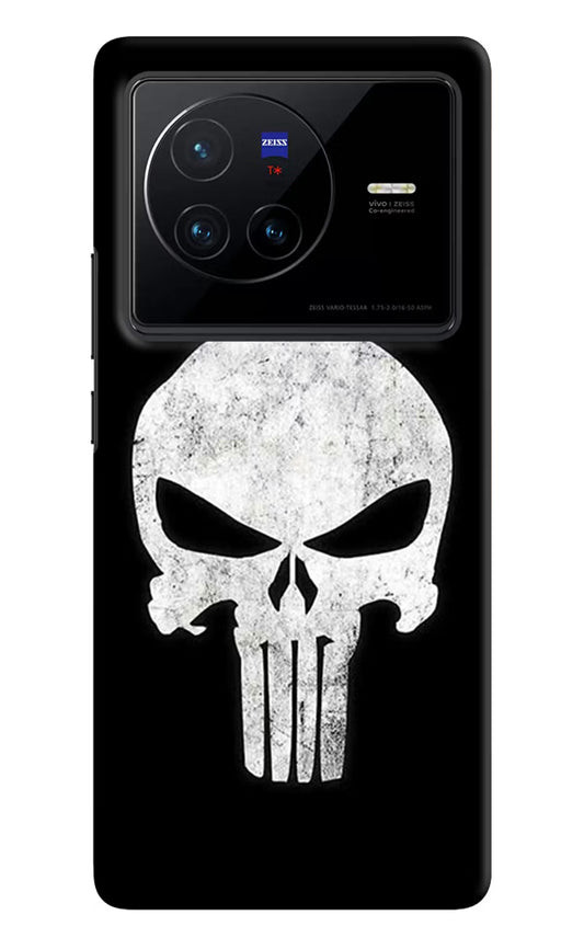 Punisher Skull Vivo X80 Hard Case Back Cover by Casekaro