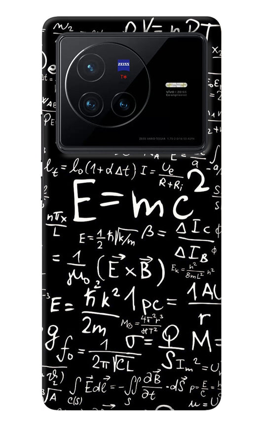 Physics Albert Einstein Formula Vivo X80 Back Cover