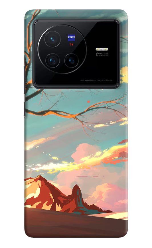 Scenery Vivo X80 Hard Case Back Cover by Casekaro