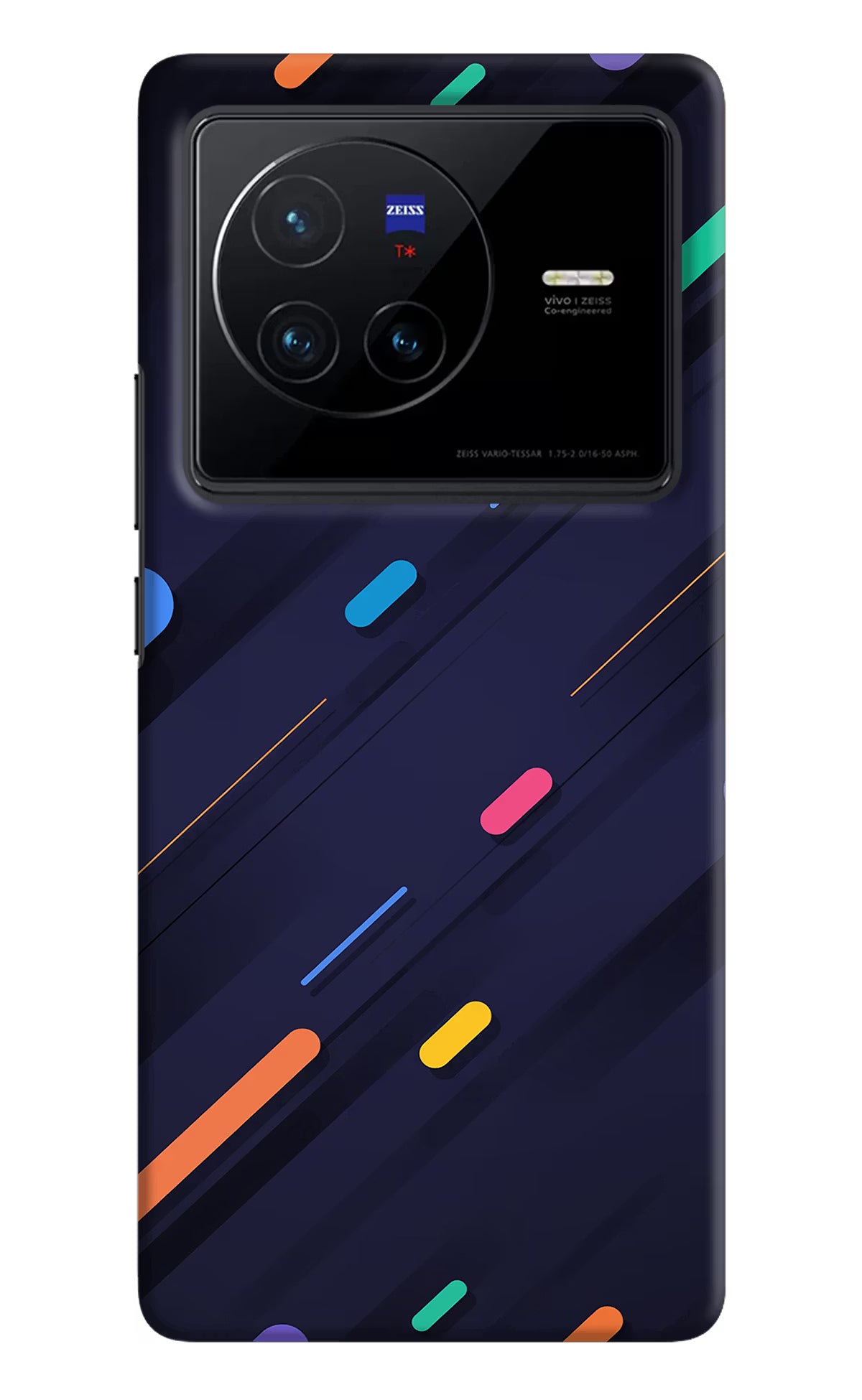 Abstract Design Vivo X80 Hard Case Back Cover by Casekaro