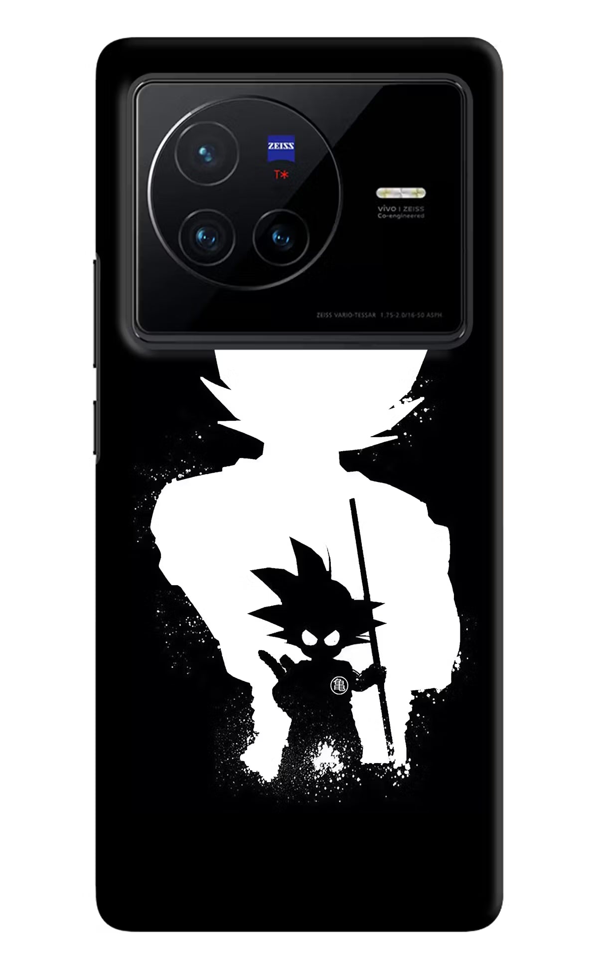 Goku Shadow Vivo X80 Hard Case Back Cover by Casekaro