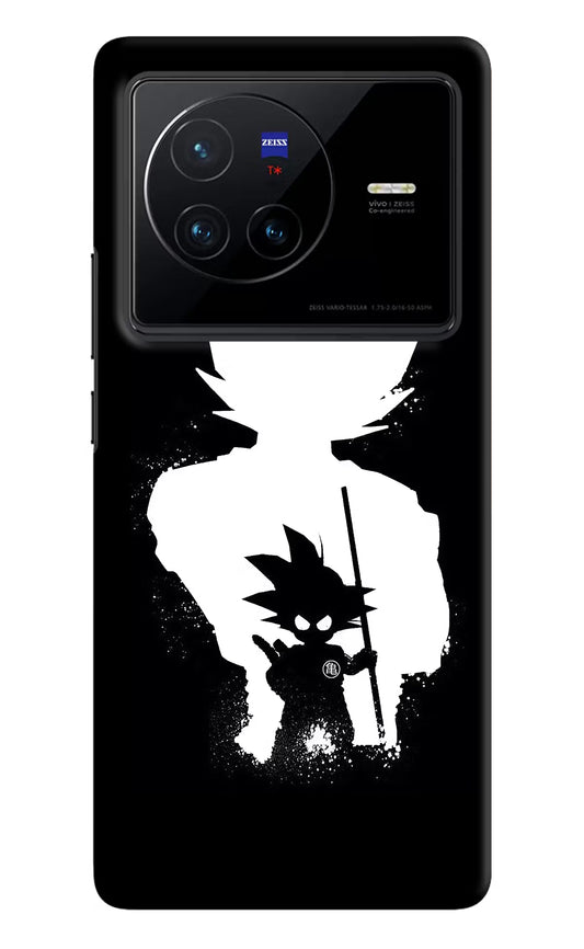 Goku Shadow Vivo X80 Hard Case Back Cover by Casekaro