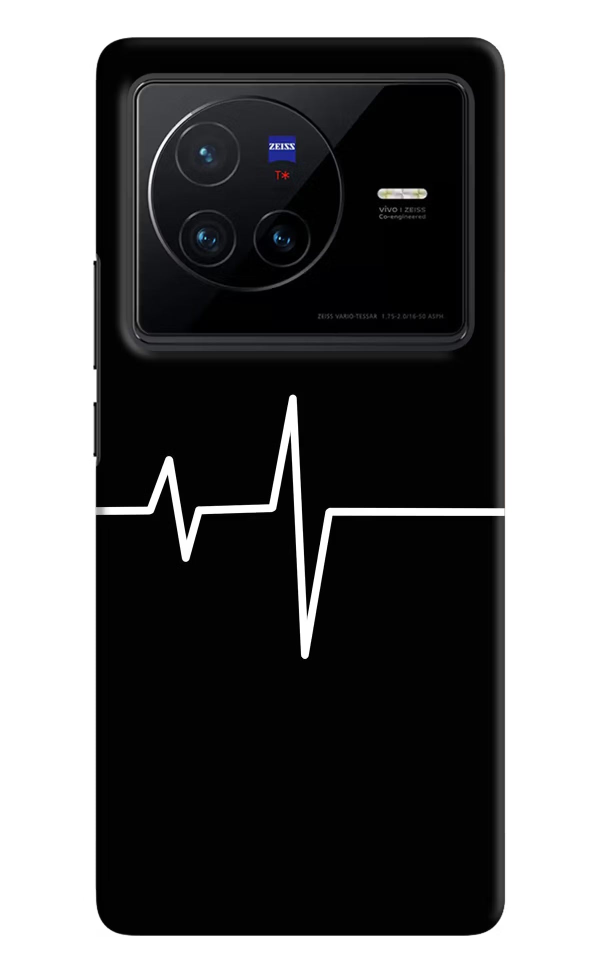 Heart Beats Vivo X80 Hard Case Back Cover by Casekaro