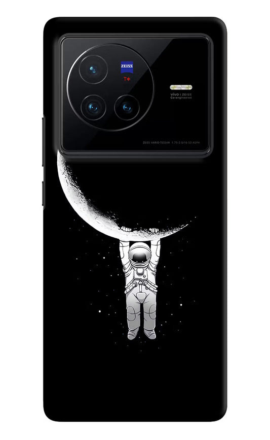 Moon Space Vivo X80 Hard Case Back Cover by Casekaro