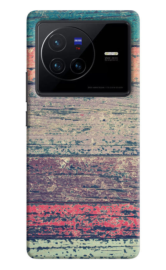 Colourful Wall Vivo X80 Hard Case Back Cover by Casekaro