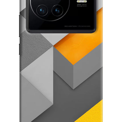 Abstract Vivo X80 Hard Case Back Cover by Casekaro