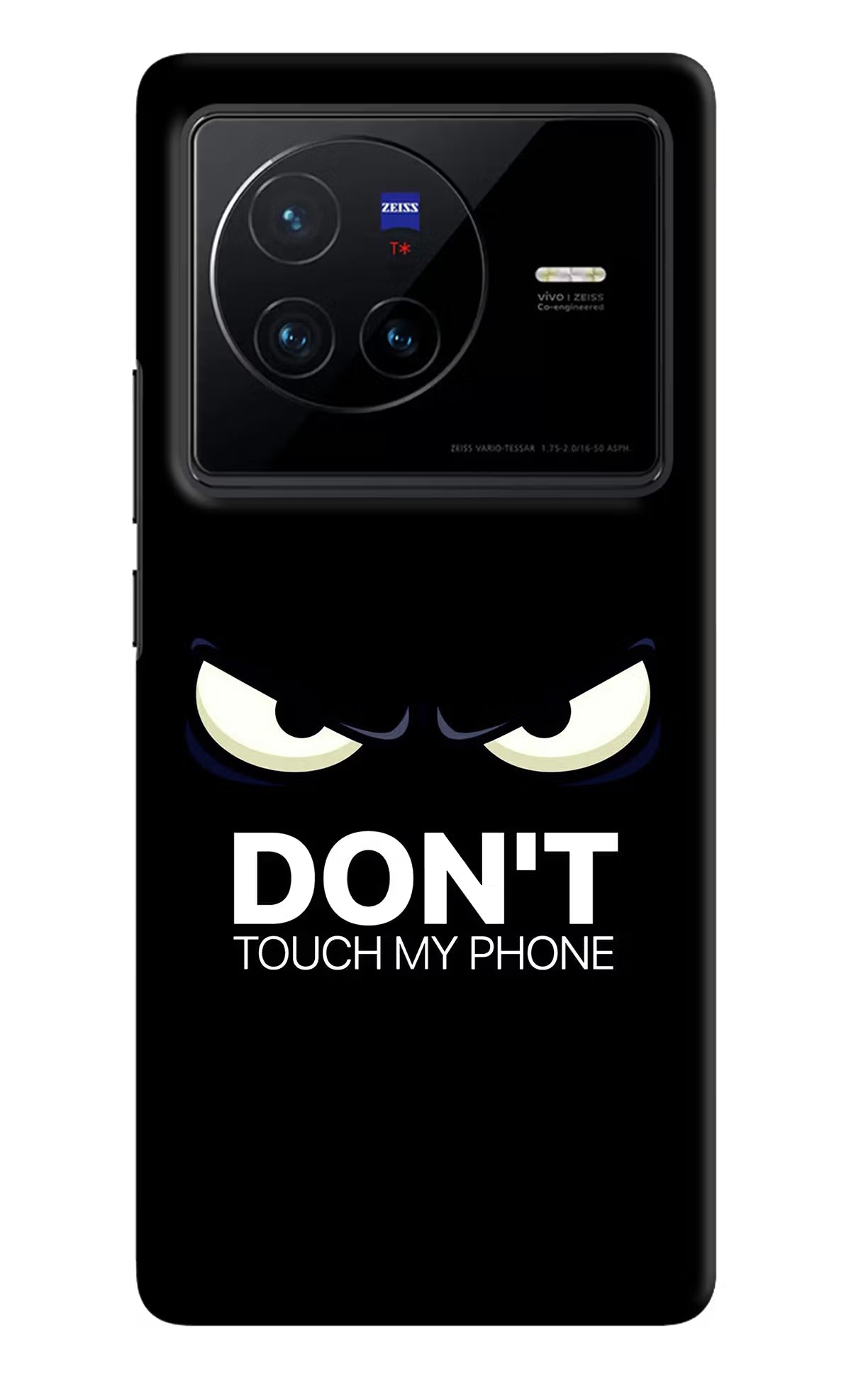 Don'T Touch My Phone Vivo X80 Hard Case Back Cover by Casekaro