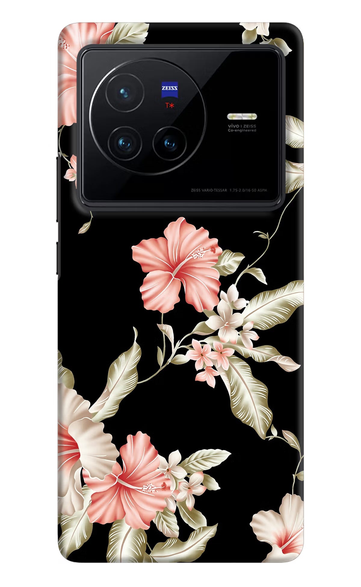 Flowers Vivo X80 Hard Case Back Cover by Casekaro