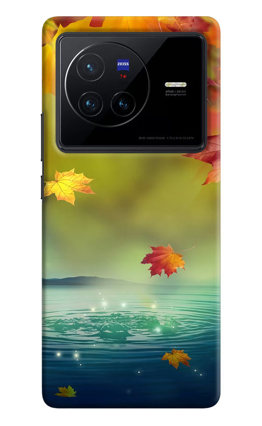 Flowers Vivo X80 Hard Case Back Cover by Casekaro