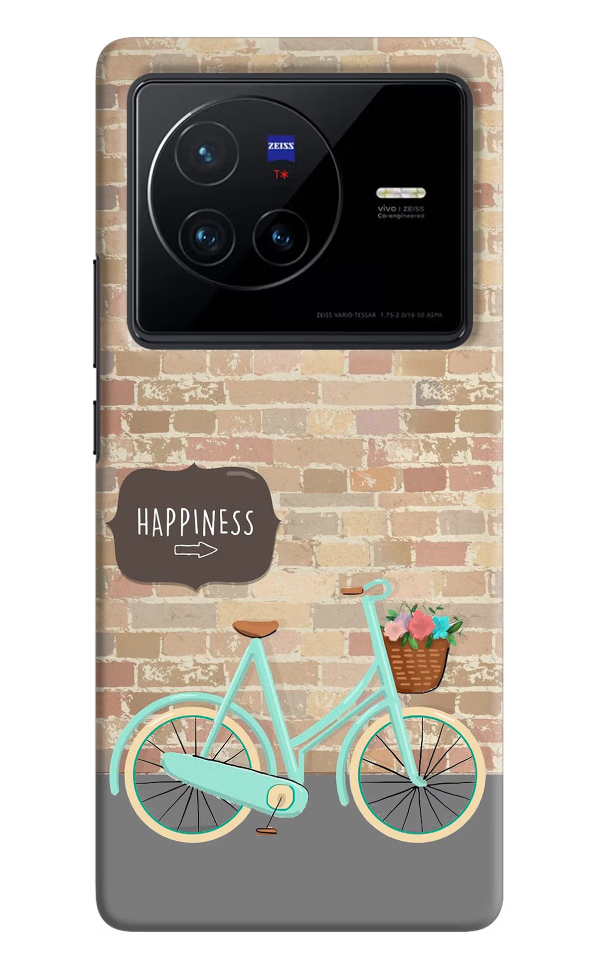 Happiness Artwork Vivo X80 Hard Case Back Cover by Casekaro