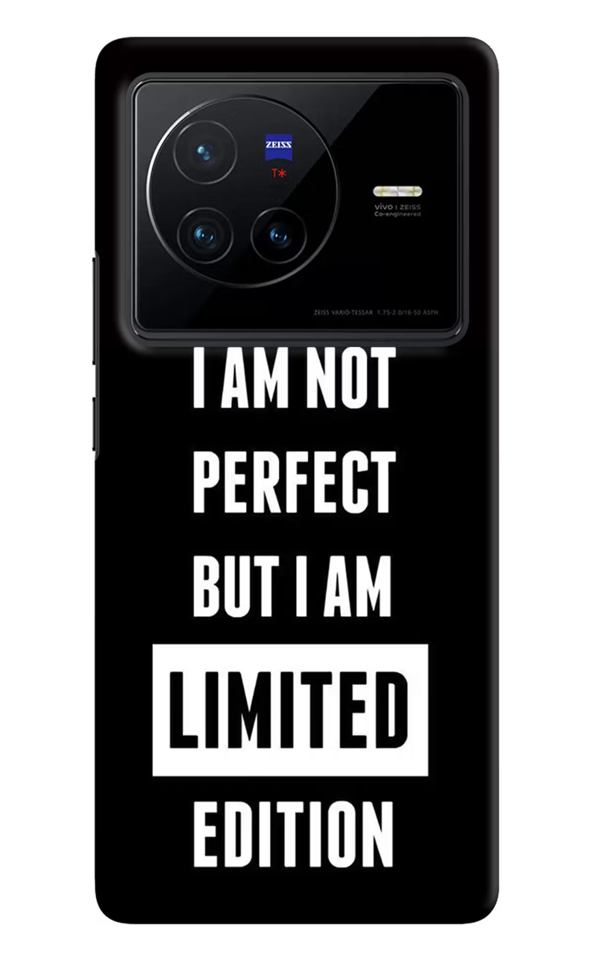I Am Not Perfect But I Am Limited Edition Vivo X80 Hard Case Back Cover by Casekaro
