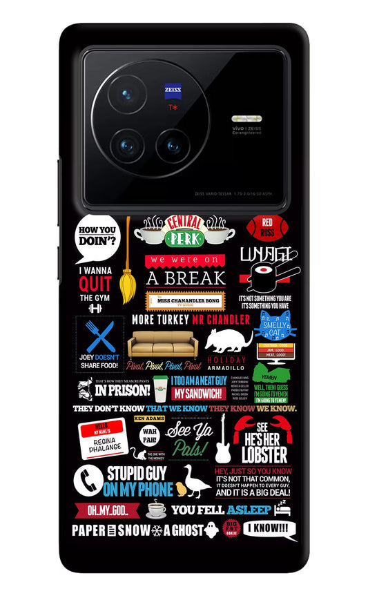 FRIENDS Vivo X80 Hard Case Back Cover by Casekaro