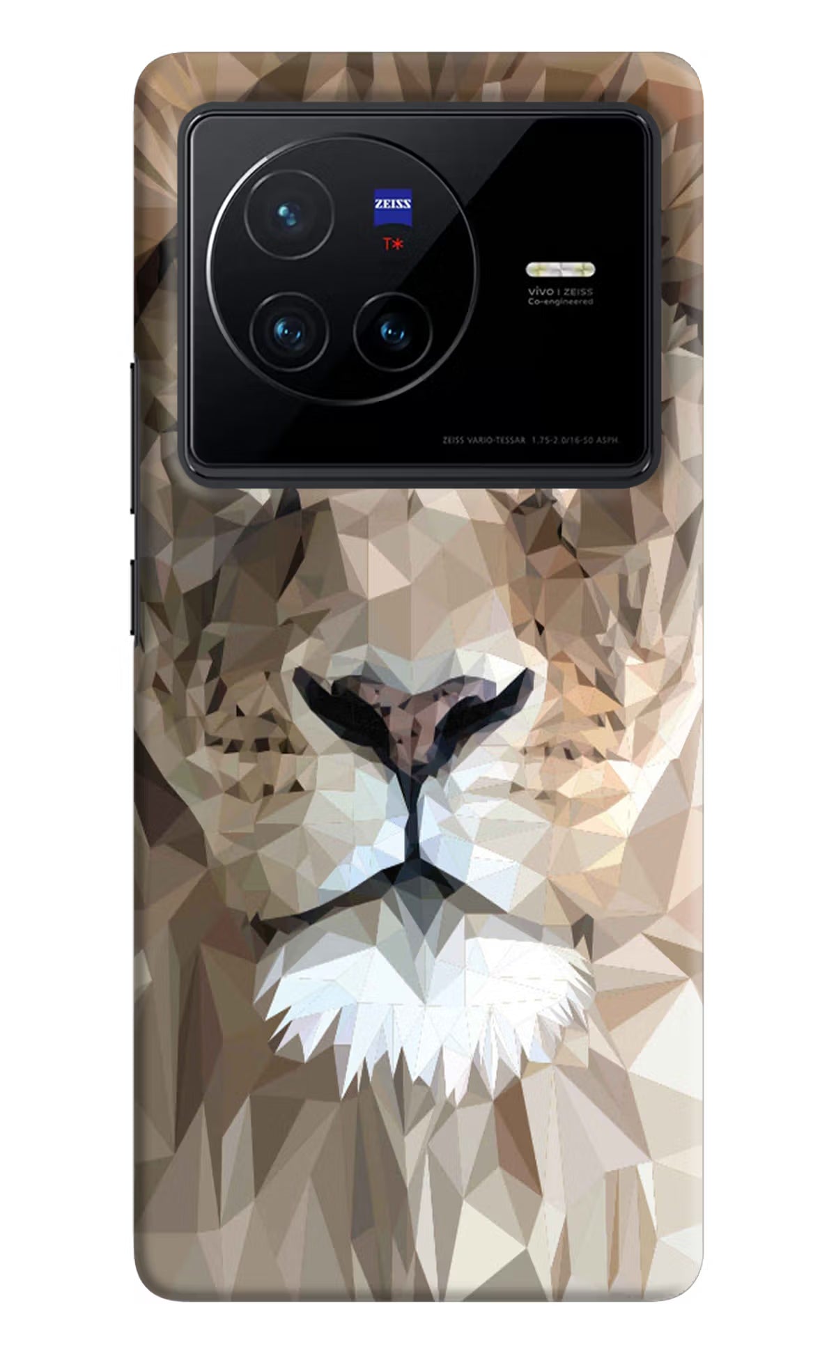 Lion Art Vivo X80 Hard Case Back Cover by Casekaro