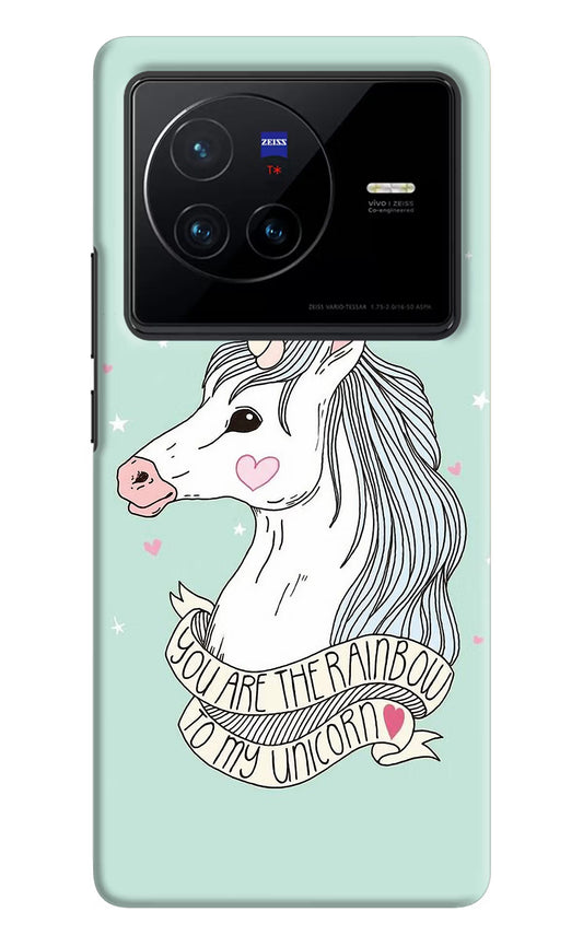 Unicorn Wallpaper Vivo X80 Hard Case Back Cover by Casekaro