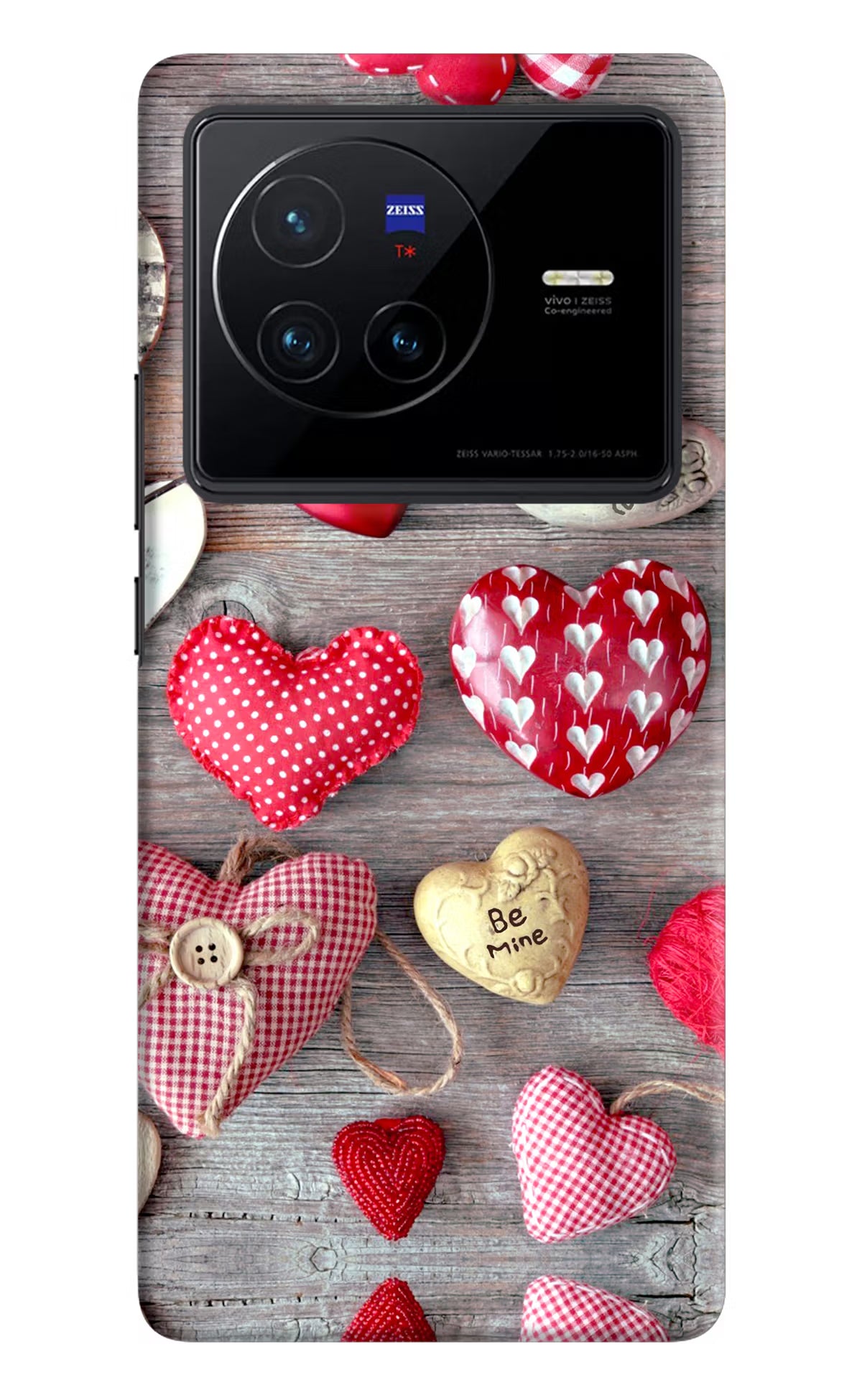 Love Wallpaper Vivo X80 Hard Case Back Cover by Casekaro