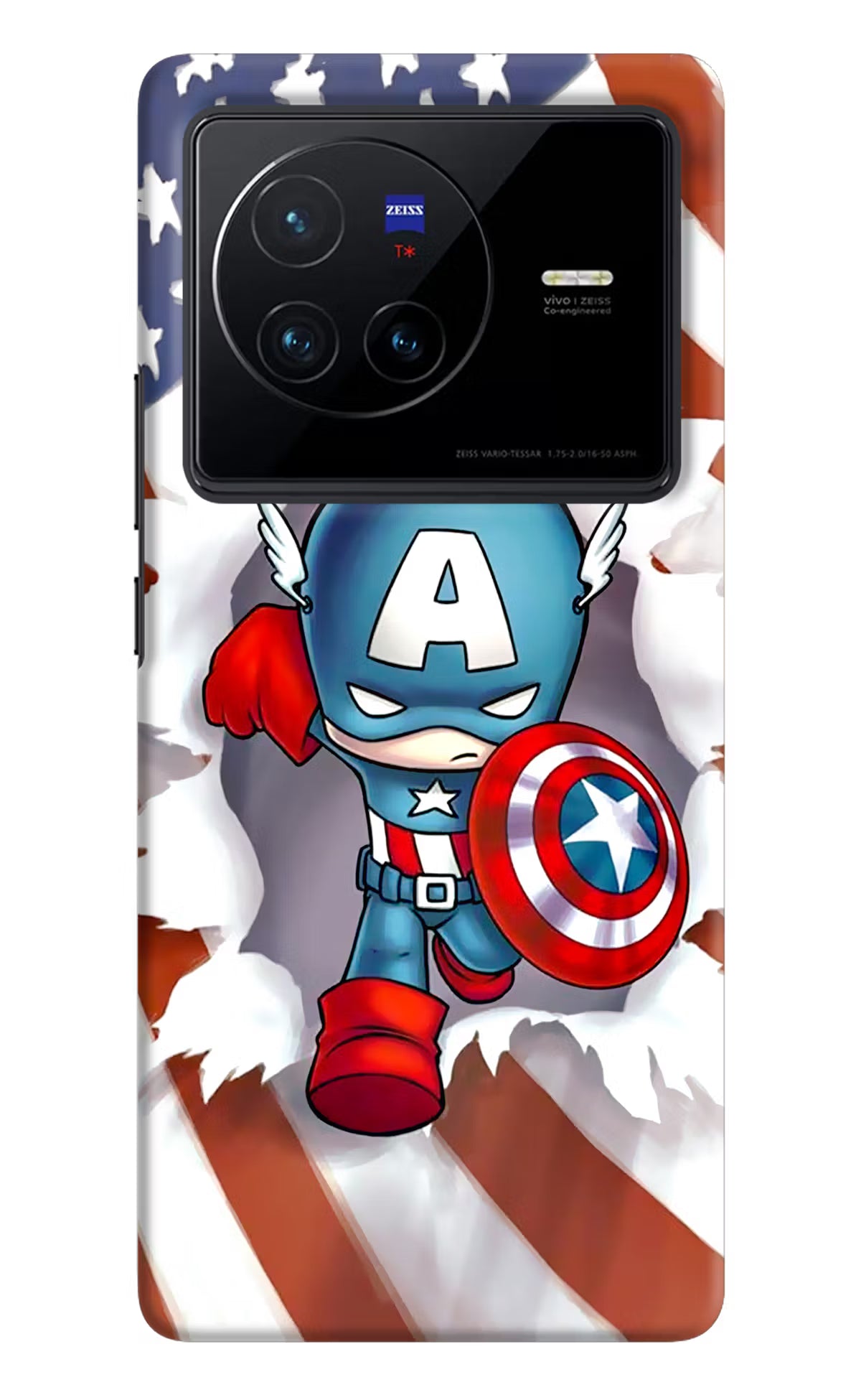 Captain America Vivo X80 Hard Case Back Cover by Casekaro