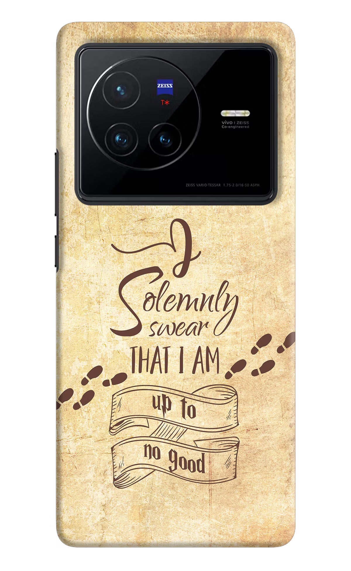 I Solemnly swear that i up to no good Vivo X80 Hard Case Back Cover by Casekaro