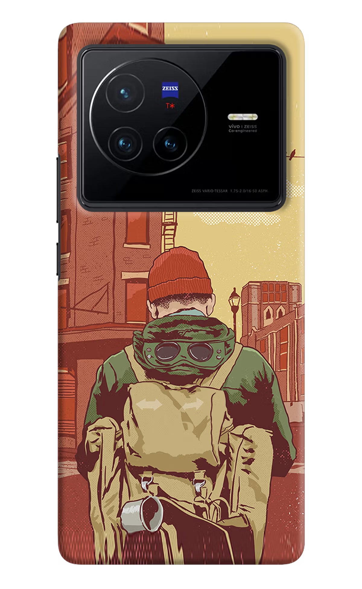 Adventurous Vivo X80 Hard Case Back Cover by Casekaro
