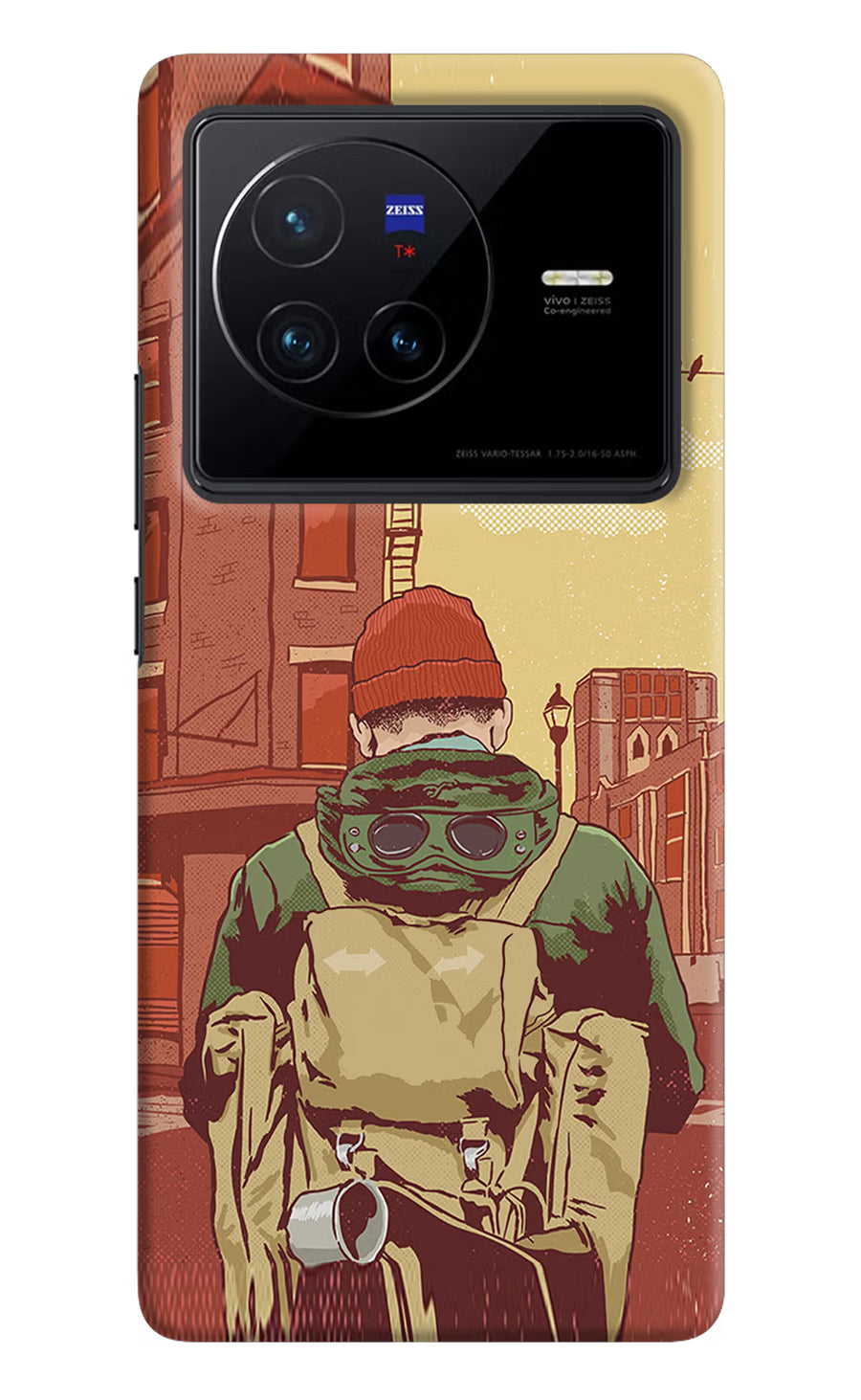 Adventurous Vivo X80 Back Cover, Hard case