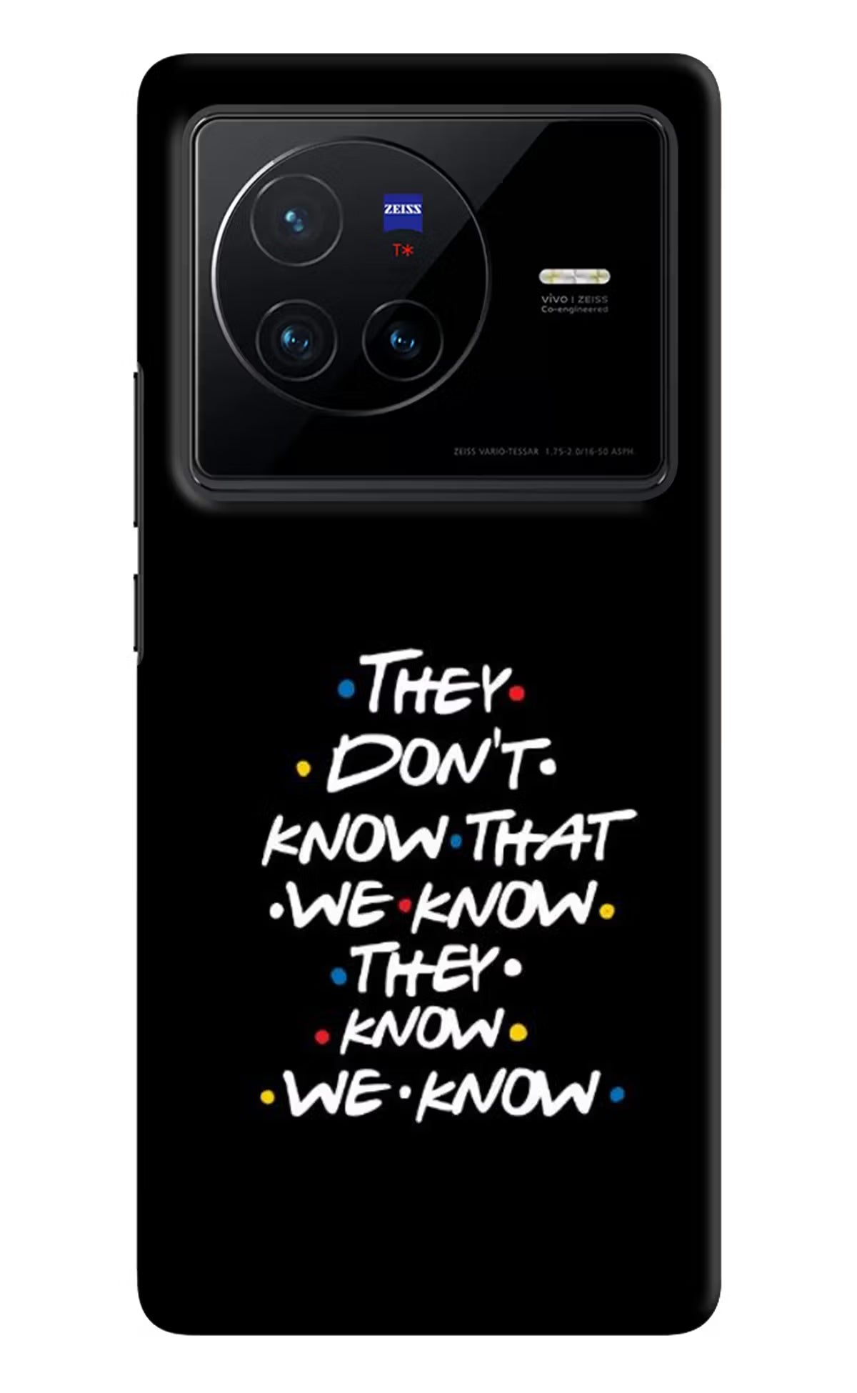 FRIENDS Dialogue Vivo X80 Hard Case Back Cover by Casekaro