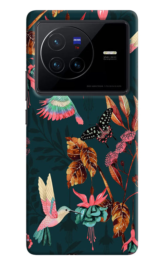 Birds Vivo X80 Hard Case Back Cover by Casekaro