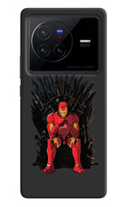 Ironman Throne Vivo X80 Hard Case Back Cover by Casekaro