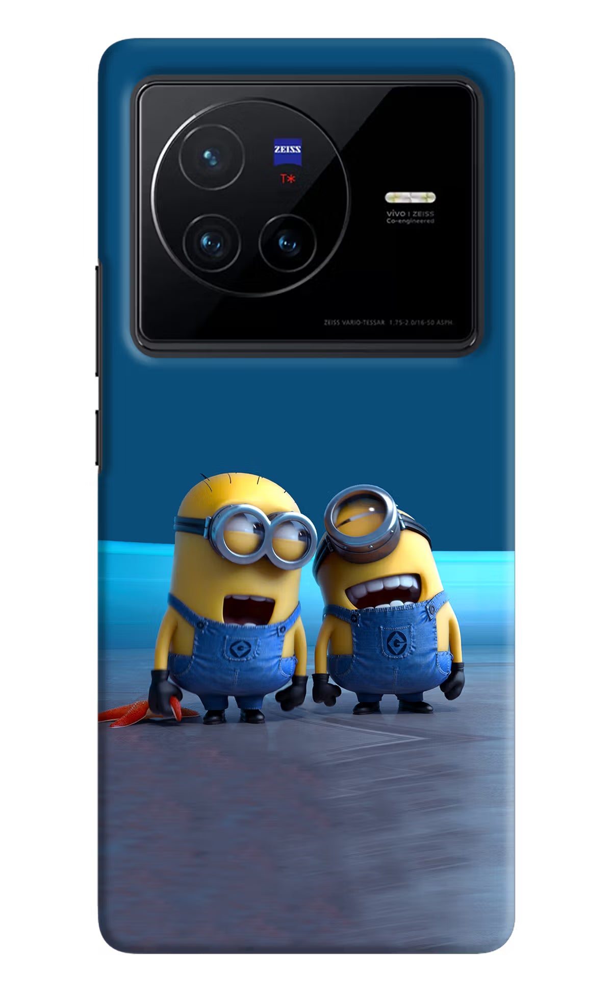 Minion Laughing Vivo X80 Hard Case Back Cover by Casekaro